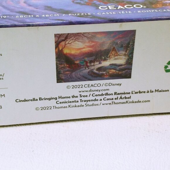 Thomas Kinkade Studios Disney Cinderella Bringing Tree Puzzle Sealed New NIP - Picture 7 of 11